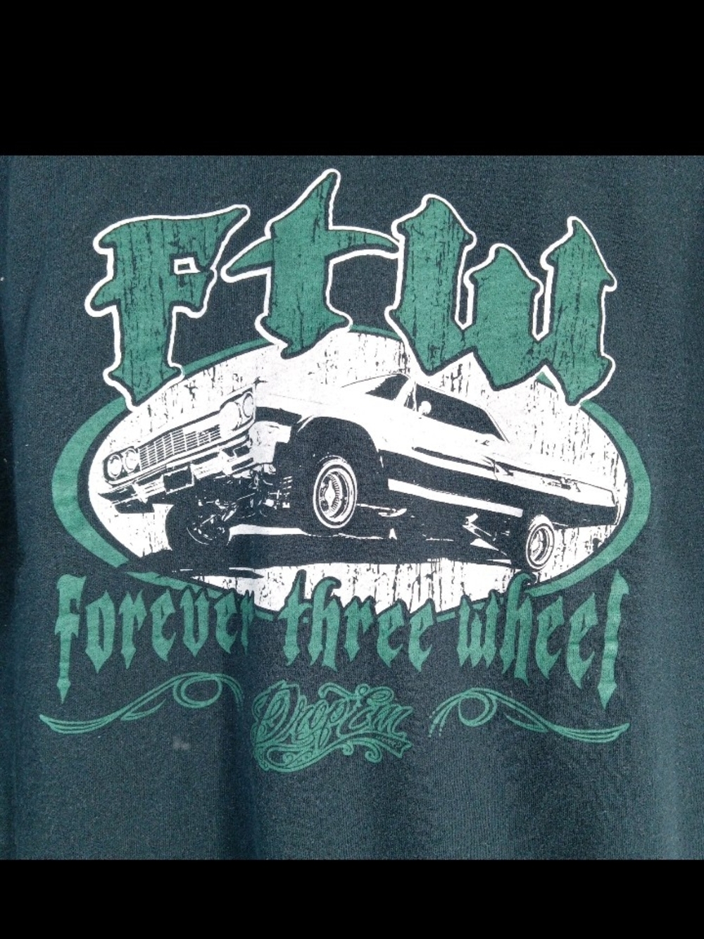 Drop Em Wear Forever Three Wheel Graphic Tee - Green